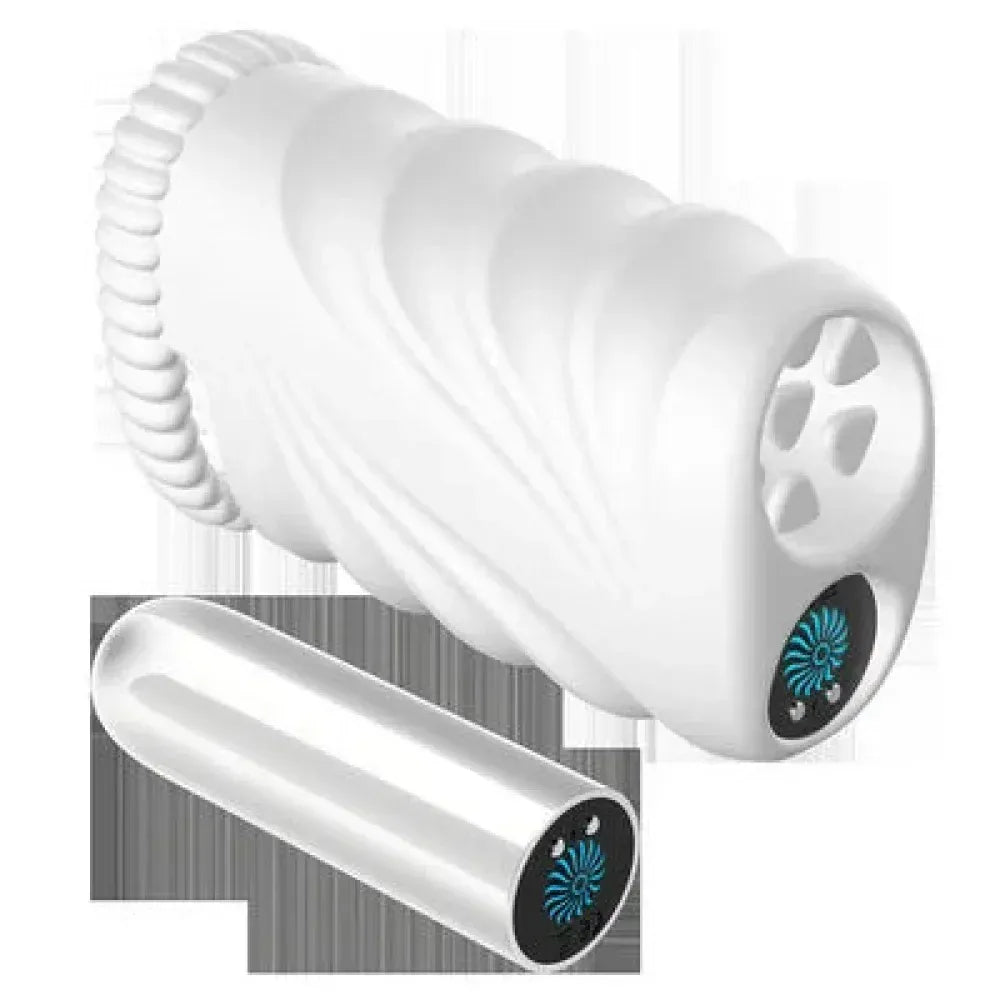 10 Mode Cordless Masturbator for Men Soft Vibrating Cock