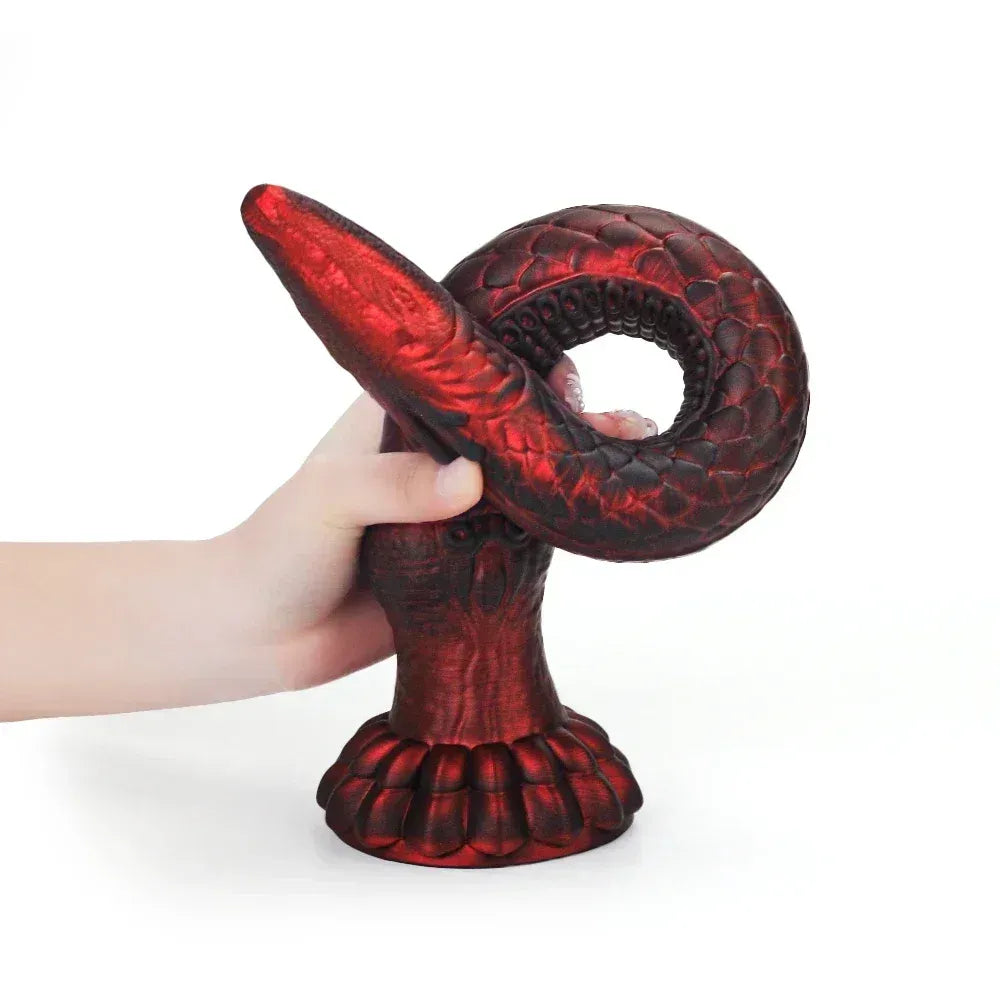 16.4 Inch Ultra Long Silicone Dildo With Strong Suction Cup
