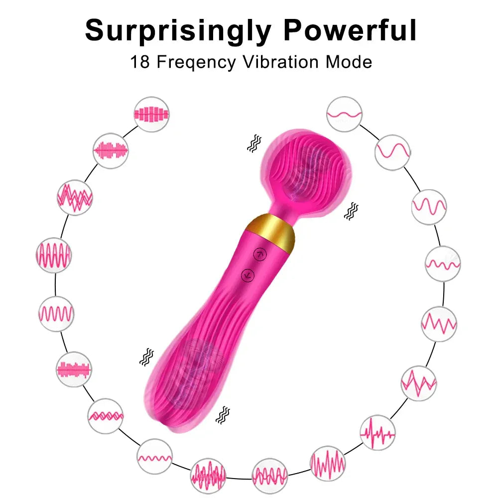 18-Speed Dual Motor G-Spot Vibrator for Women