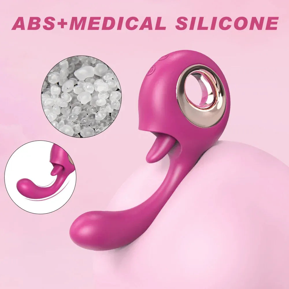 2 In 1 Silicone G Spot Clit Stimulator