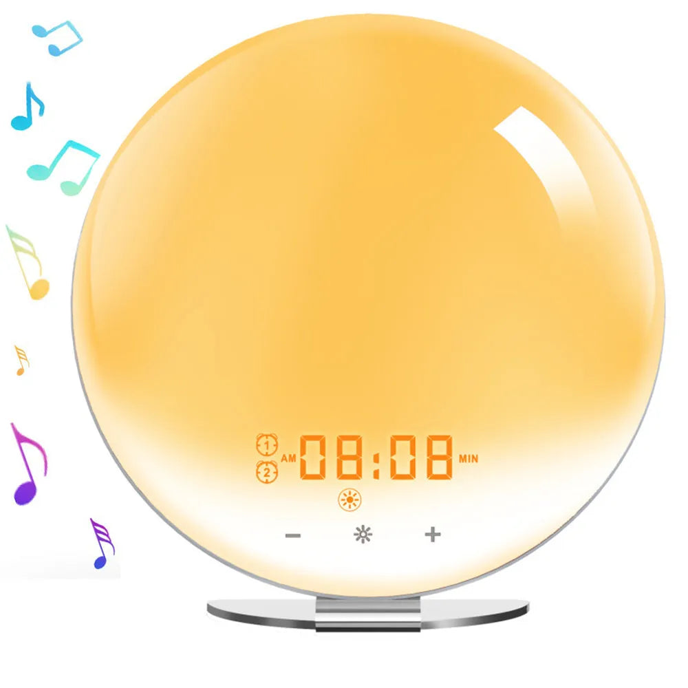 Vibe Geeks Creative Digital Alarm Clock Sunset and Sunlight