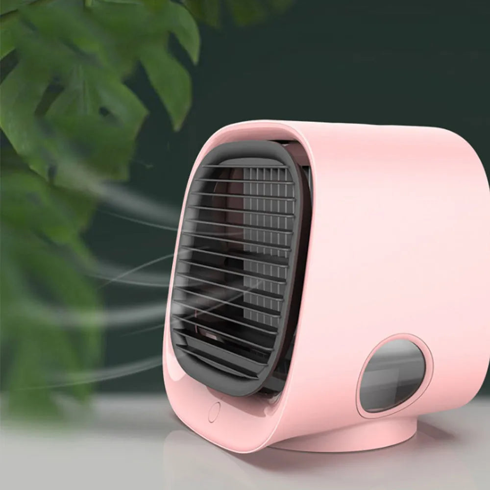 Vibe Geeks USB Mini Air Conditioner Cooling Fan for Home