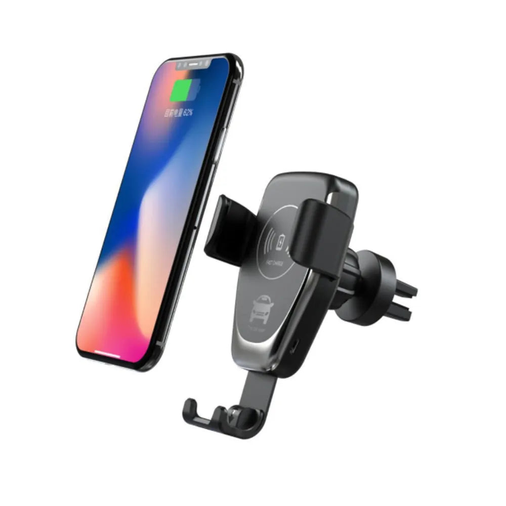 Vibe Geeks 10W QI Wireless Charger Car Mount Holder Stand