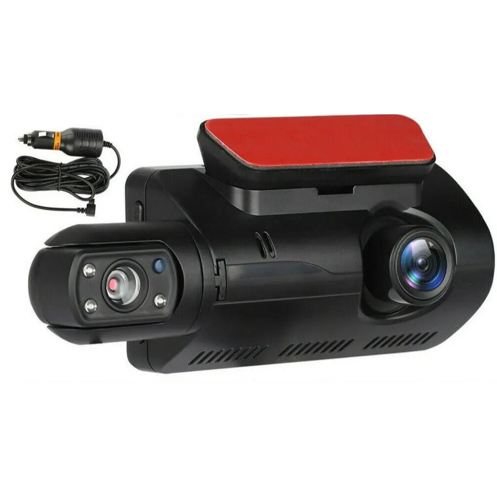 Vibe Geeks HD1080P Dual Lens Car Dash Cam Comprehensive