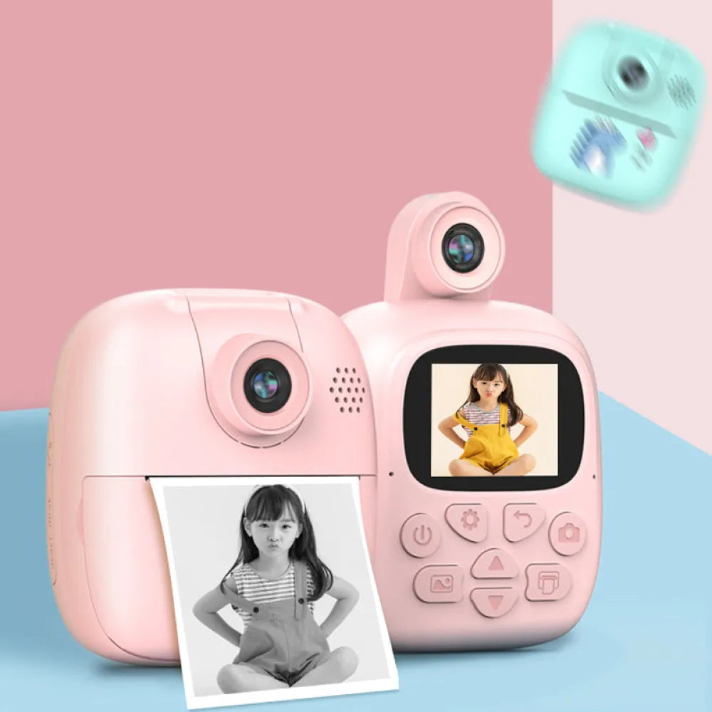 Vibe Geeks Kids Instant Thermal Print Digital Camera