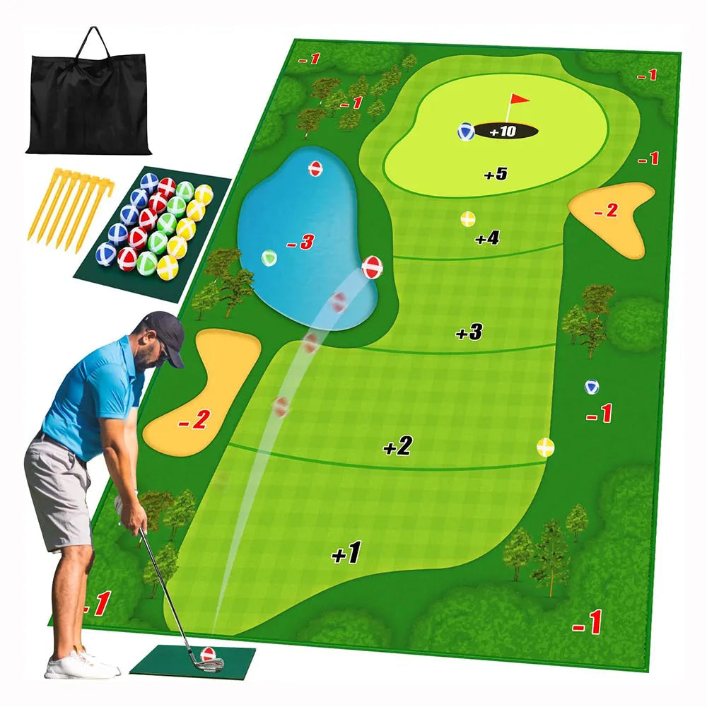 Vibe Geeks The Casual Golf Game Set with Optional Clubs