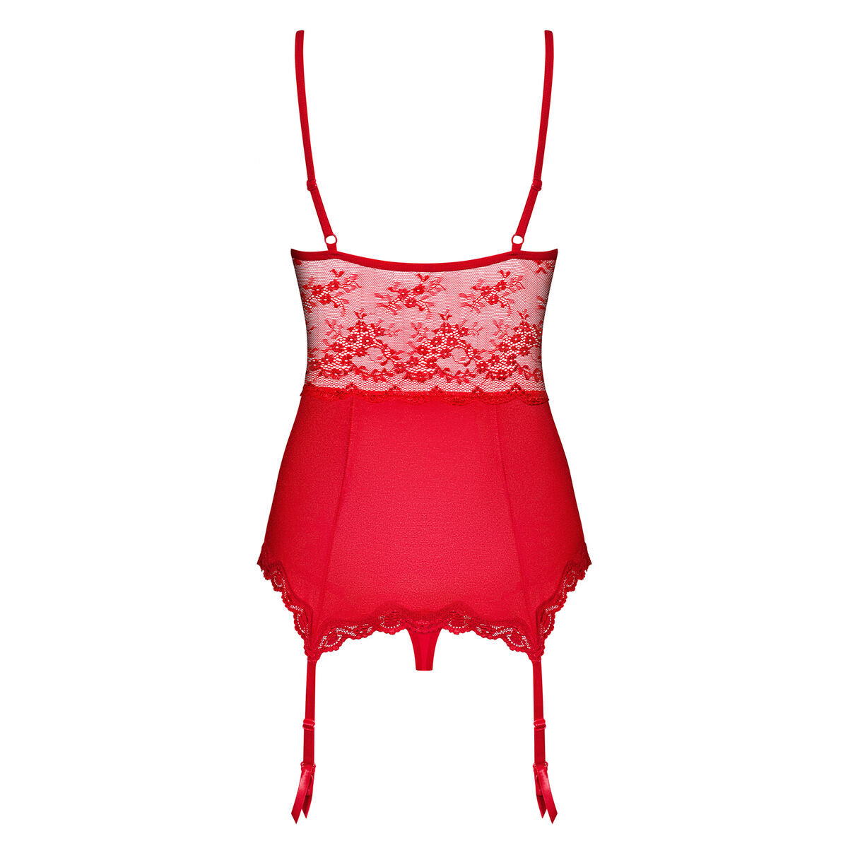 Lovica Corset Leotard By Obsessive Ob3360 Red LXl