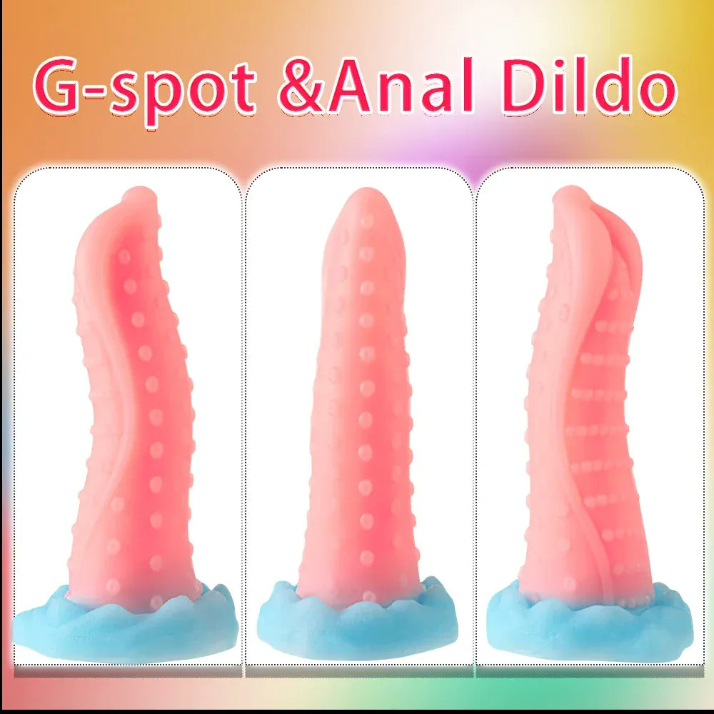 8.6 Glowing Realistic Dildo with Suction Cup