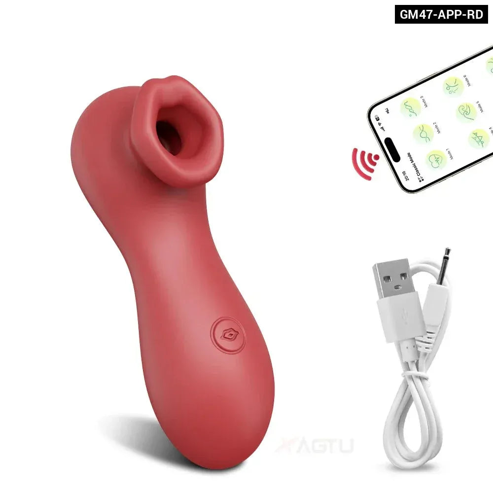App Controlled Clit Sucker Vibrator for Women Nipple
