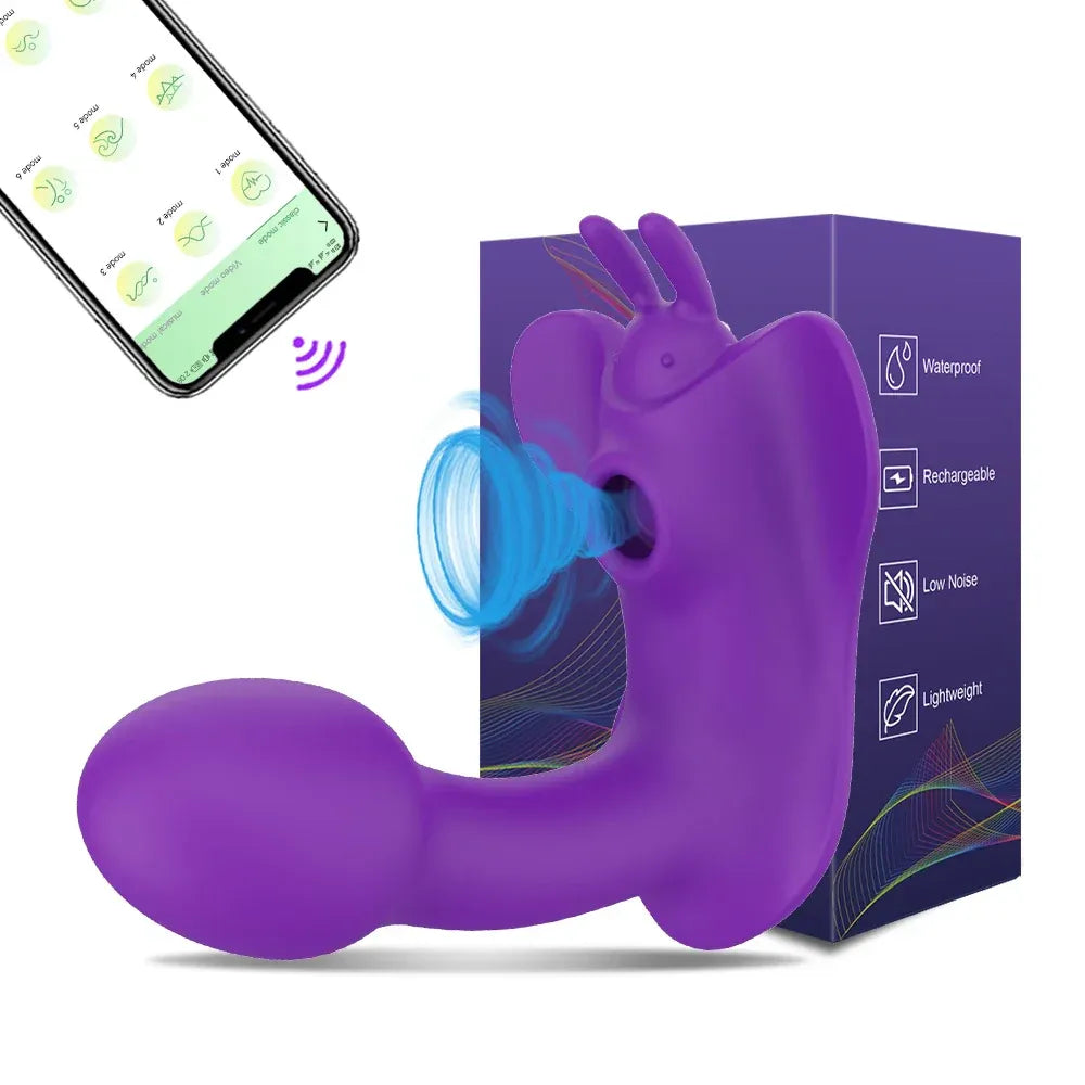 Bluetooth G-Spot Dildo Vibrator for Women