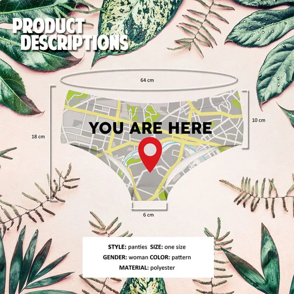 DeanFire Navigation Funny Print Super Soft Women Underwear