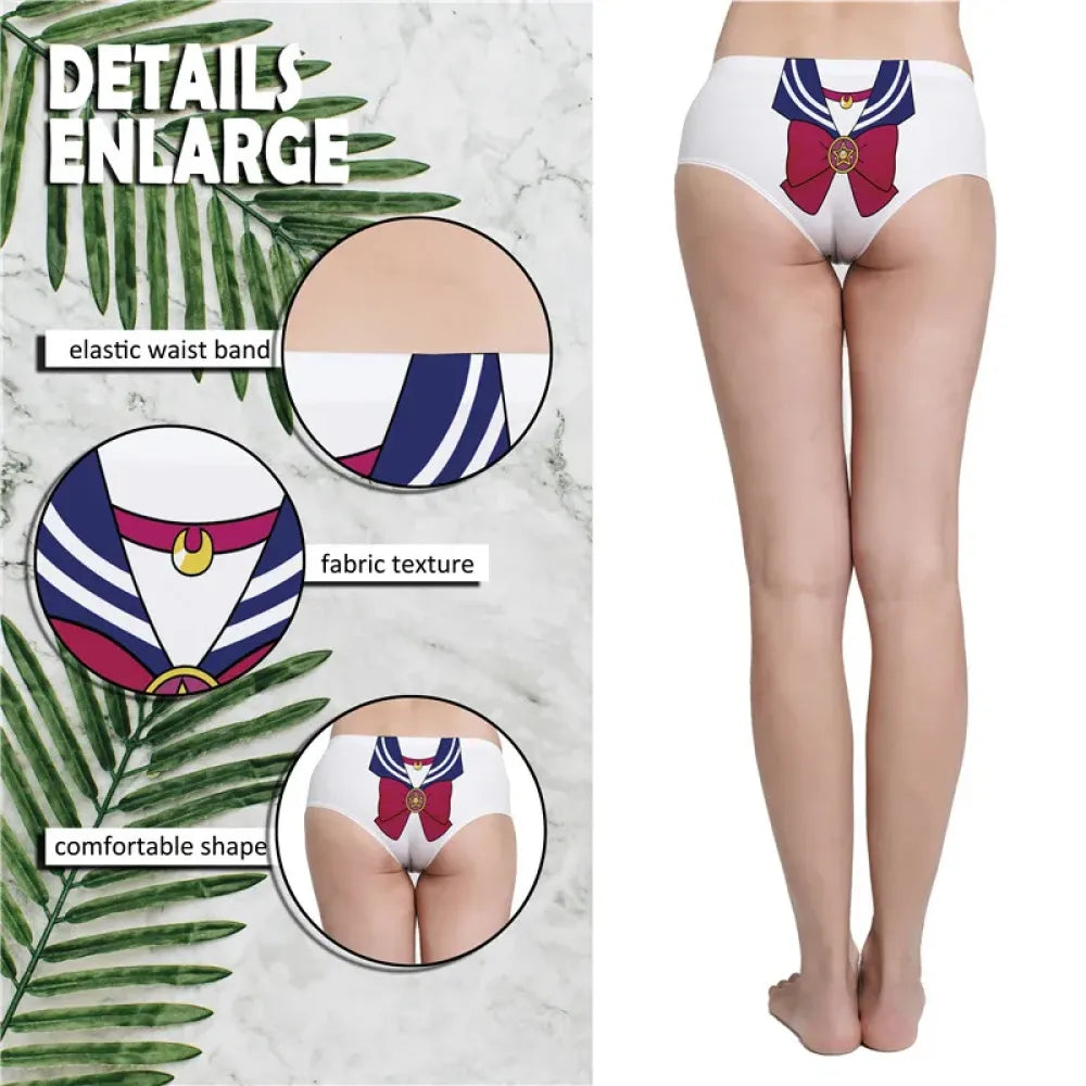 DeanFire Super Soft Kawaii Women’s Underwear Panties Sailor