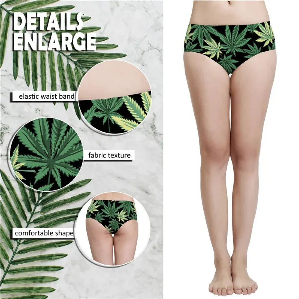 DeanFire Super Soft Novelty Women’s Underwear Panties BLACK