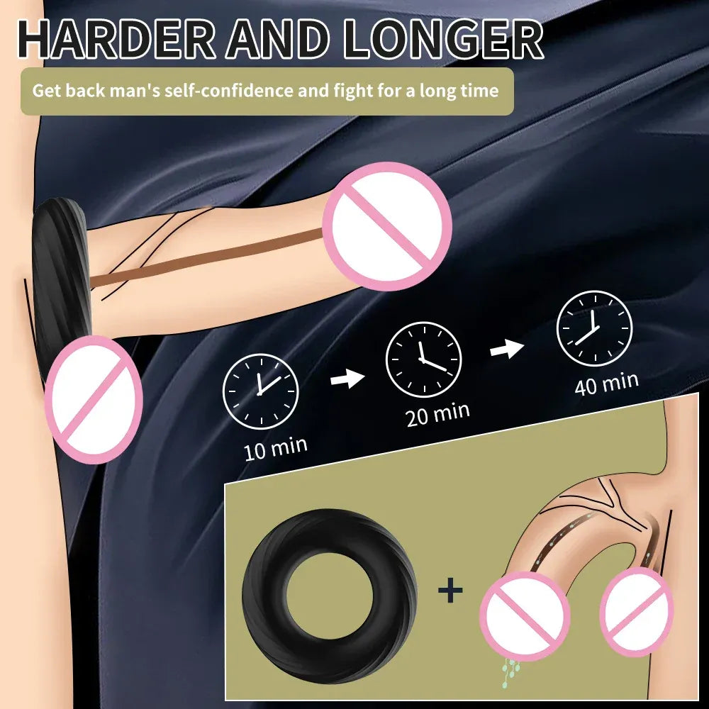 Delay Ejaculation Cock Ring For Men