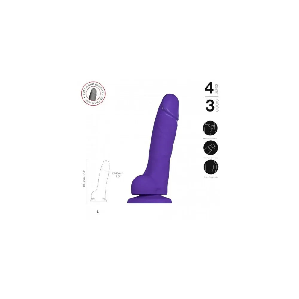 Dildo By Strap-On-Me 6015919 Purple L