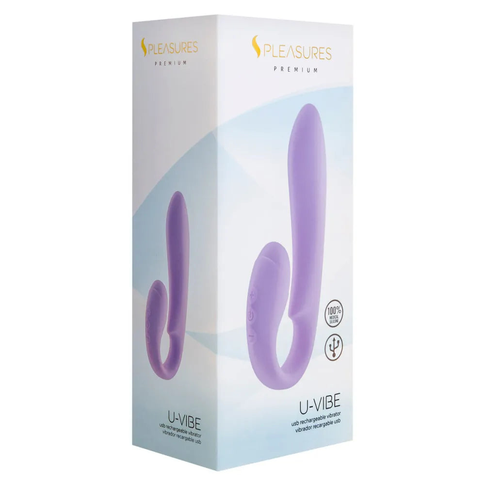 Dual Stimulation Vibe S Pleasures Lavendar