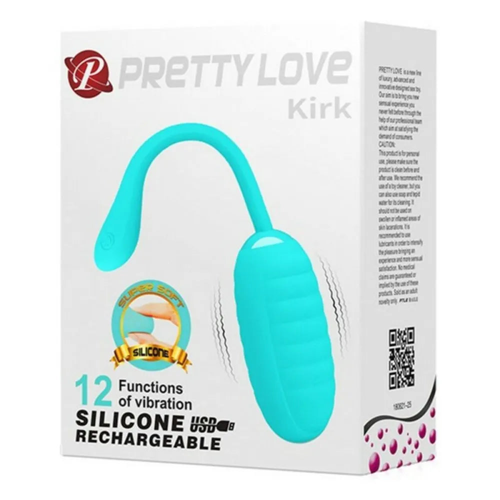 Egg Vibrator By Pretty Love Kirk Blue 4 Cm