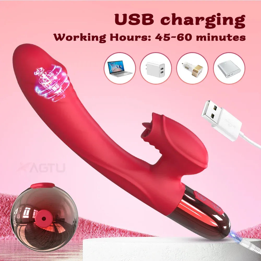 G Spot Vibrator Heating Clitoral Stimulation