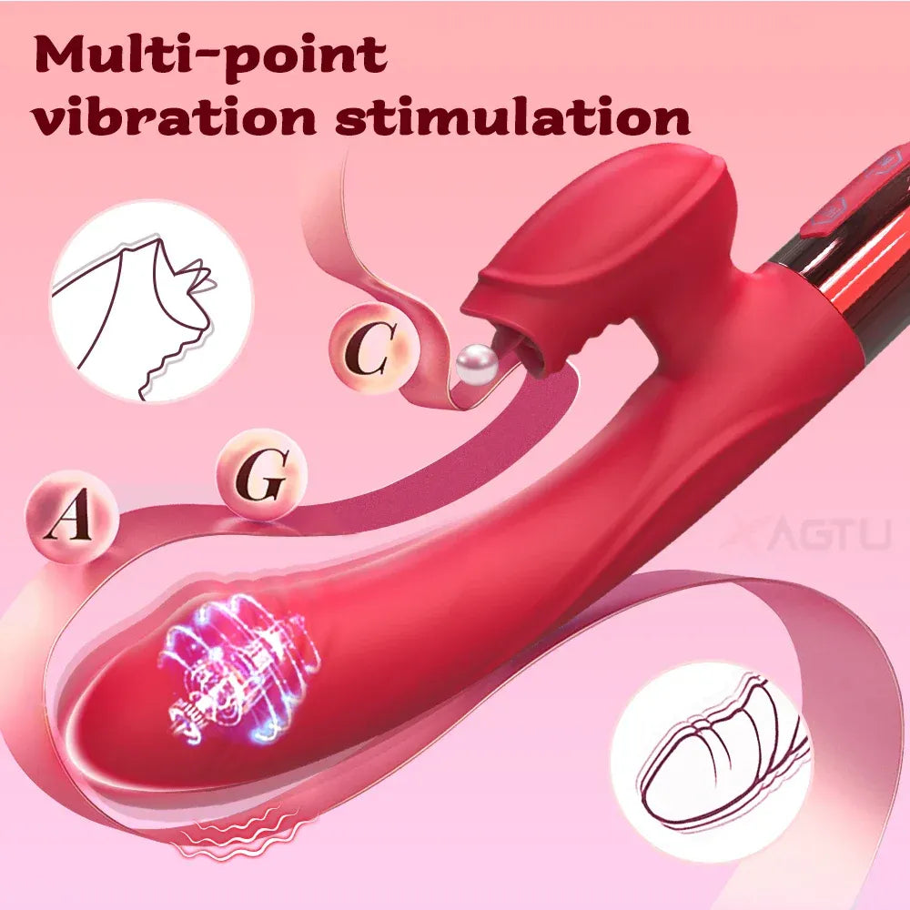 G Spot Vibrator Heating Clitoral Stimulation