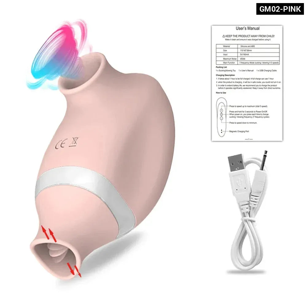 Intense Clit Sucker Oral Tongue Vibrator for Women