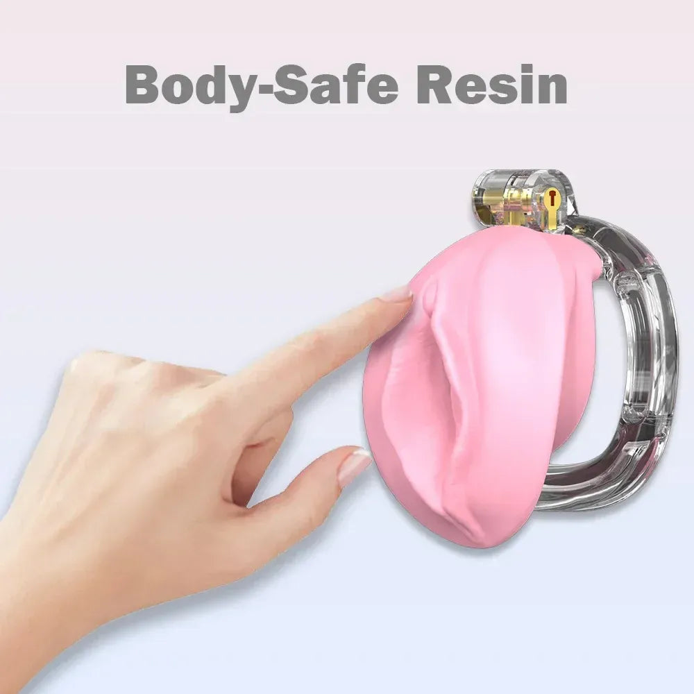Lightweight Chastity Cage With Bandage Cock Lock For Men