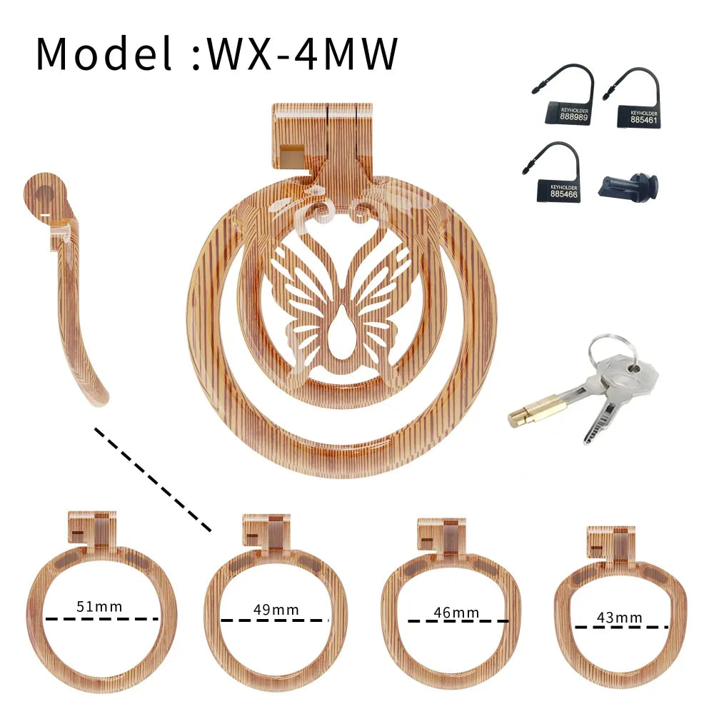 Lightweight Male Chastity Cage Cock Cage for Men Bondage