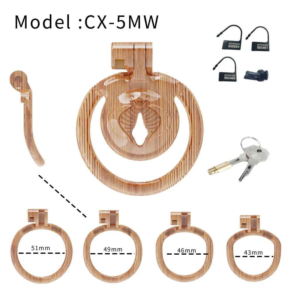 Lightweight Male Chastity Cage Cock Cage for Men Bondage