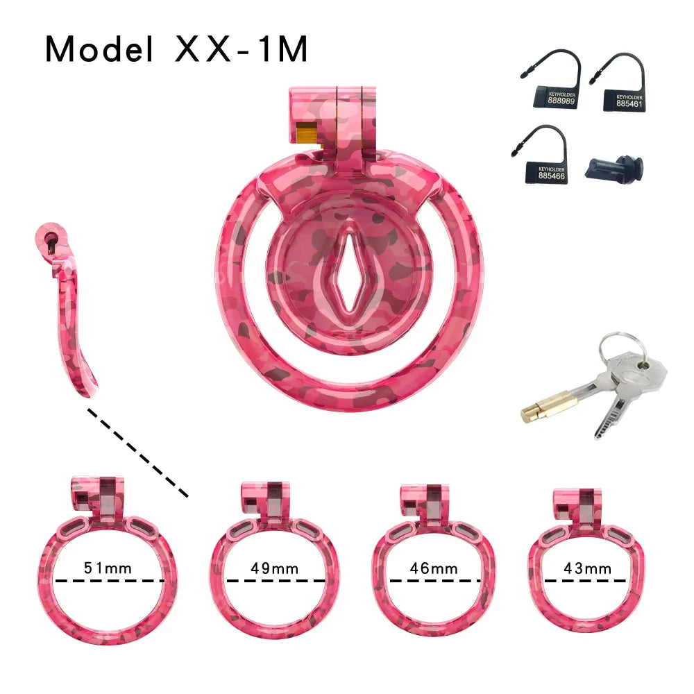 Lightweight Male Chastity Cage Invisible Lock for Men Penis