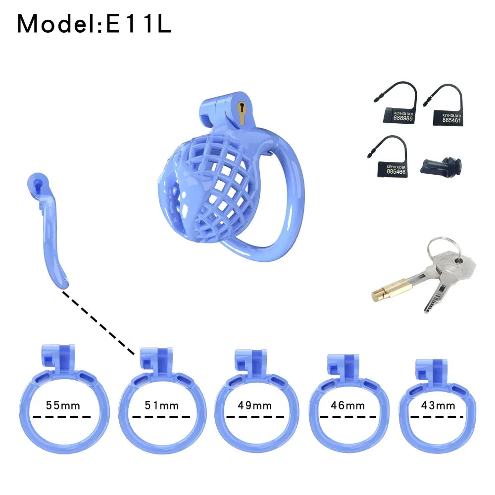 Lightweight Male Chastity Cage Plastic Cock Cage for Men