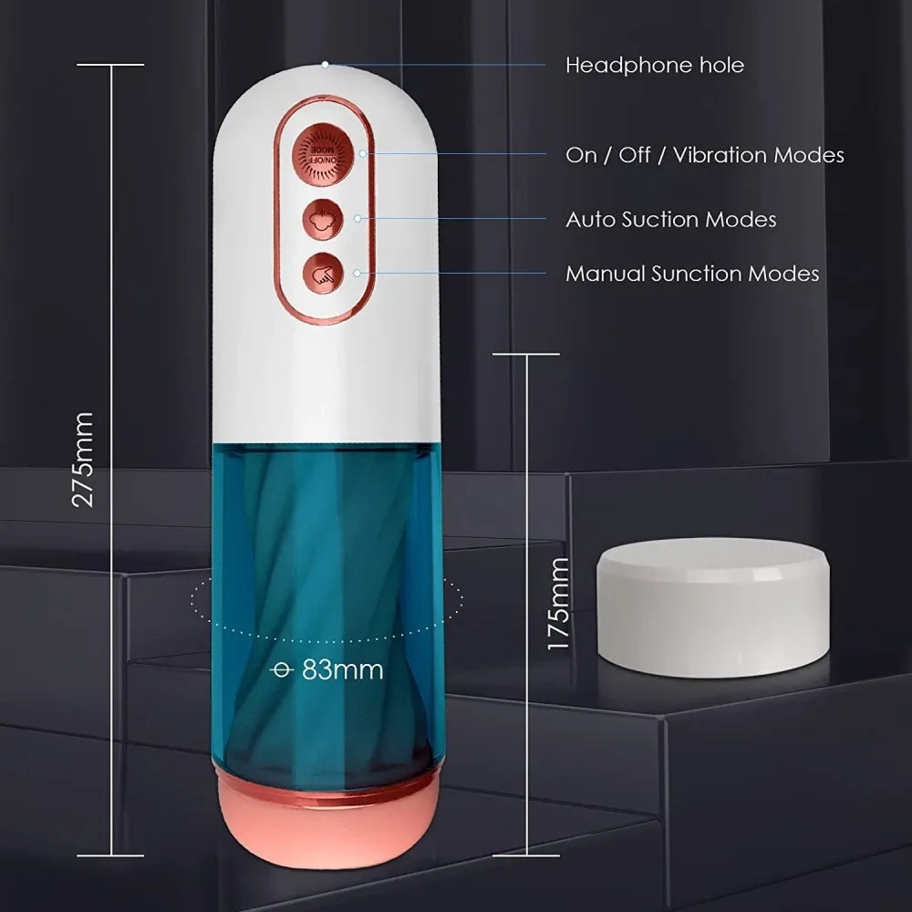 Male Masturbator Automatic Blowjob Vagina for Men