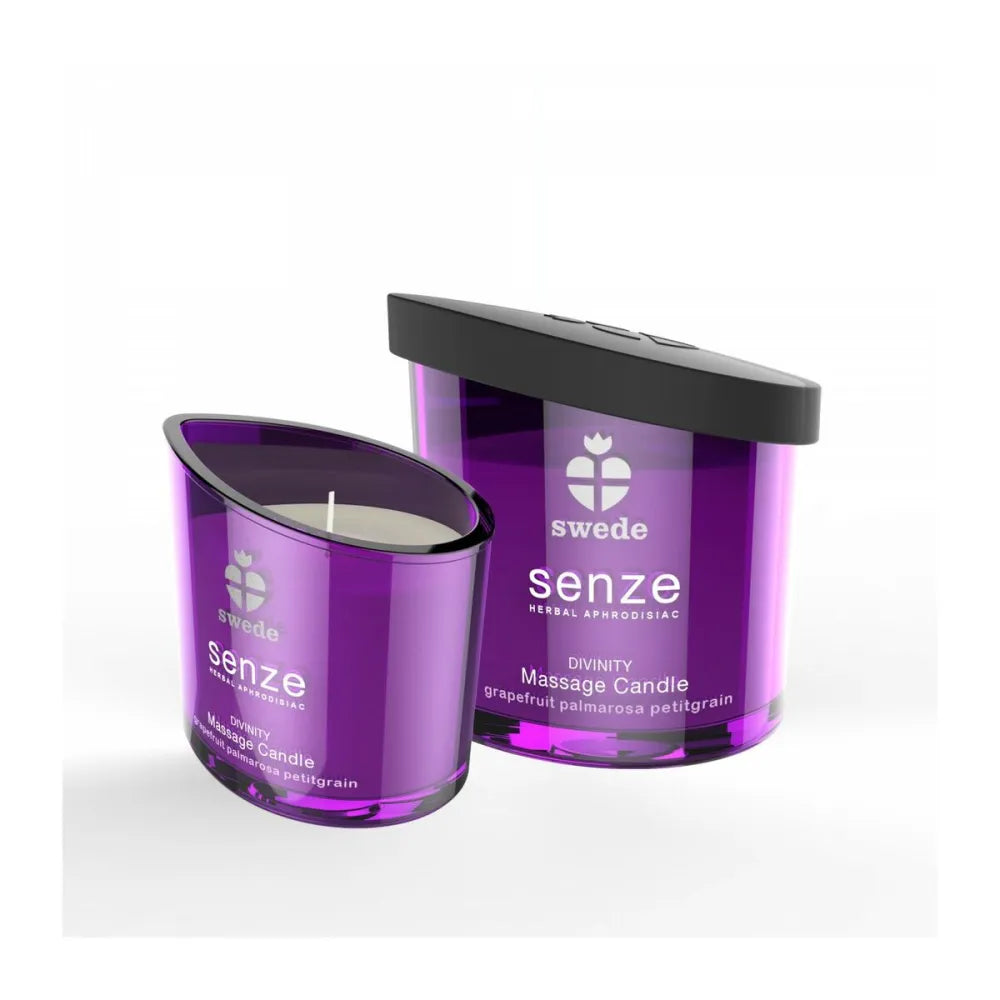 Massage Candle By Swede Divinity Petitgrain Palmarosa 150 Ml