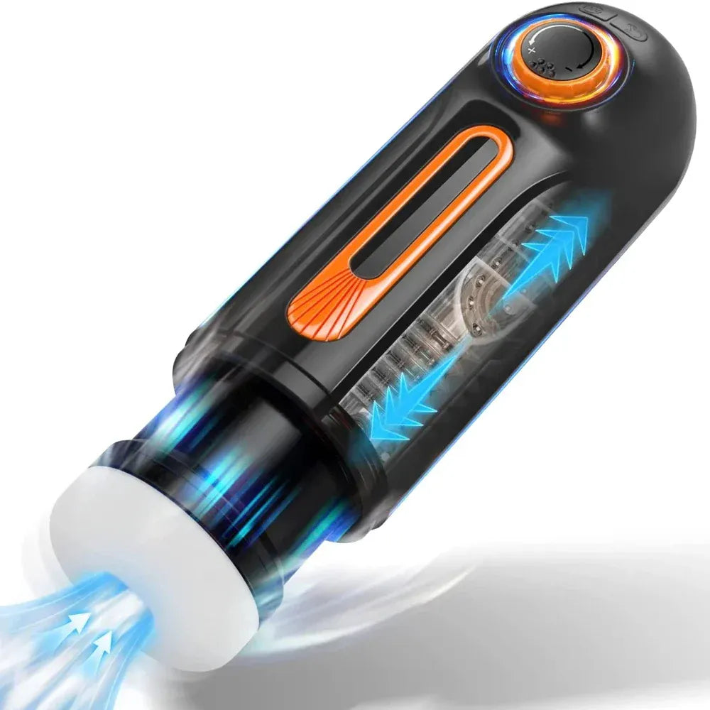 Powerful Automatic Male Masturbator 10 Vibrating Thrusting