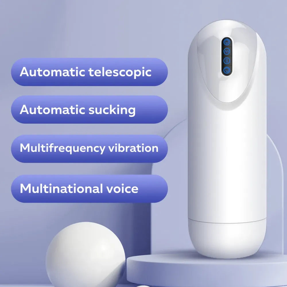 Powerful Automatic Male Masturbator Vibrating Thrusting