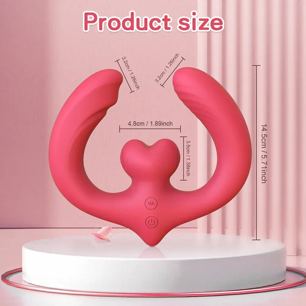 Remote Control Double Ended Vibrator for Women G Spot