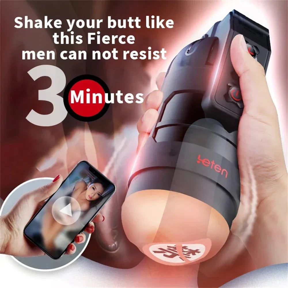 Remote Male Vibrator Toy Automatic Masturbation Cup for Men