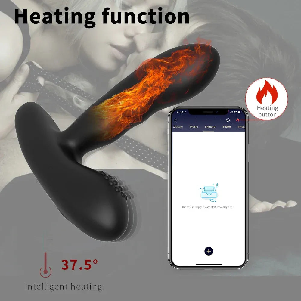 Remote Prostate Massager For Men Anal Plug Vibrator