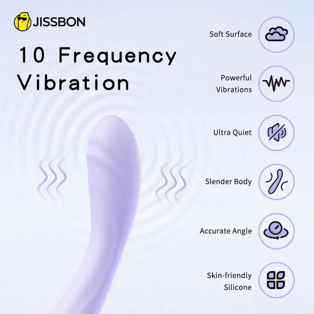 Silent G Spot Vibrator 10 Vibration Modes