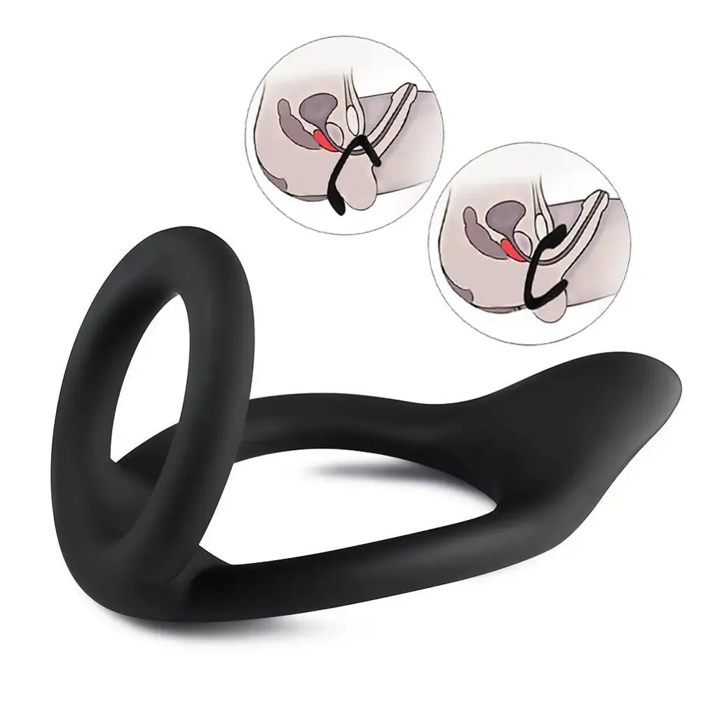 Silicone Cock Ring For Men Delay & Stretcher