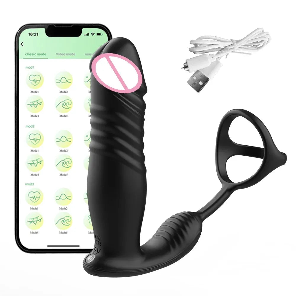 Telescopic Prostate Massager App Control