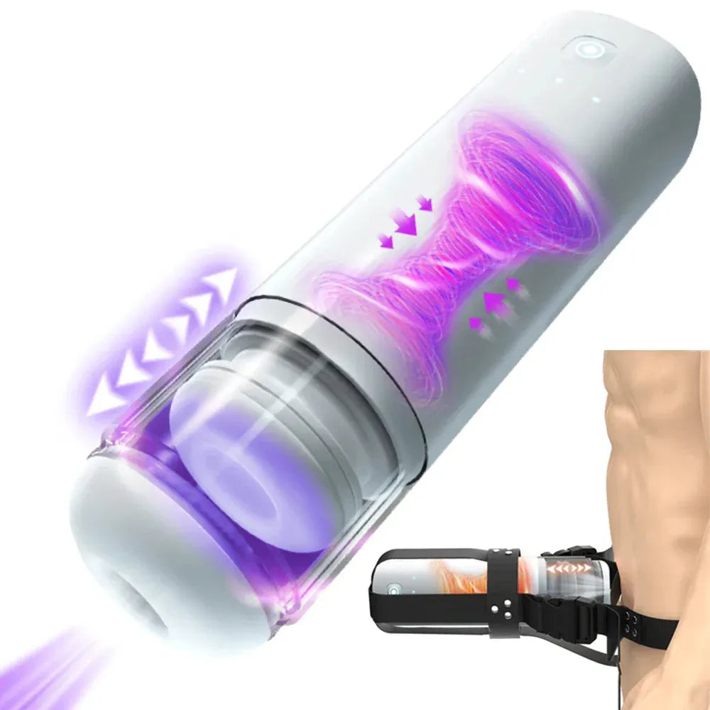 Telescopic Sucking Machine Automatic Masturbator