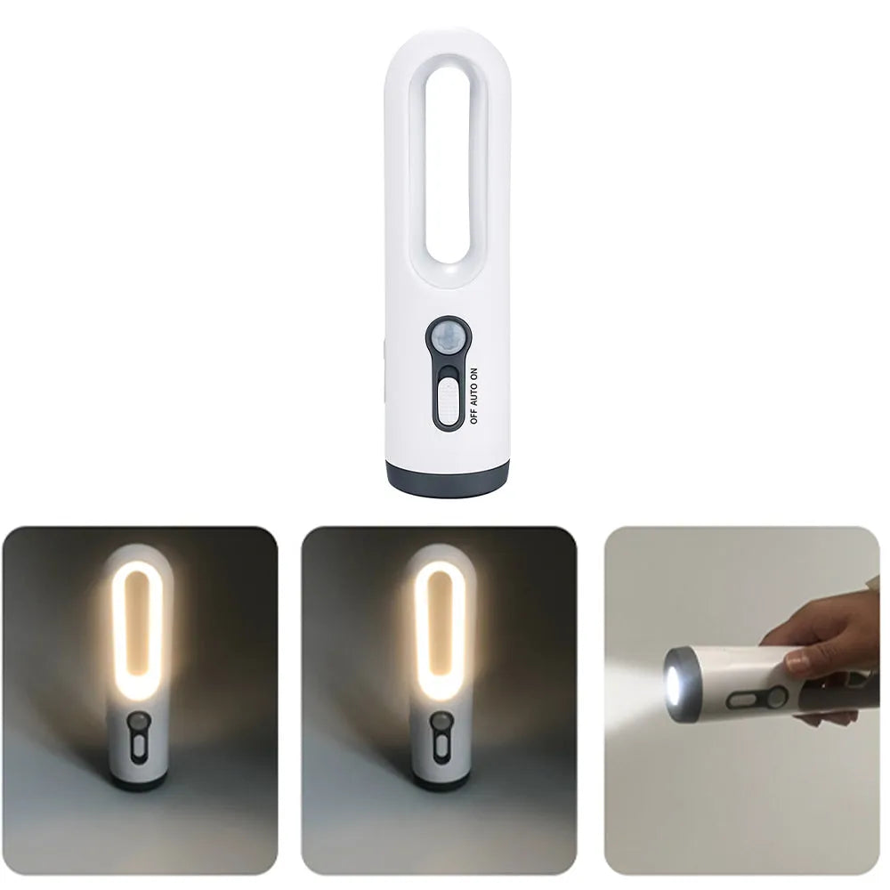 Vibe Geeks 2-In-1 Portable Led Motion Sensor Night Light