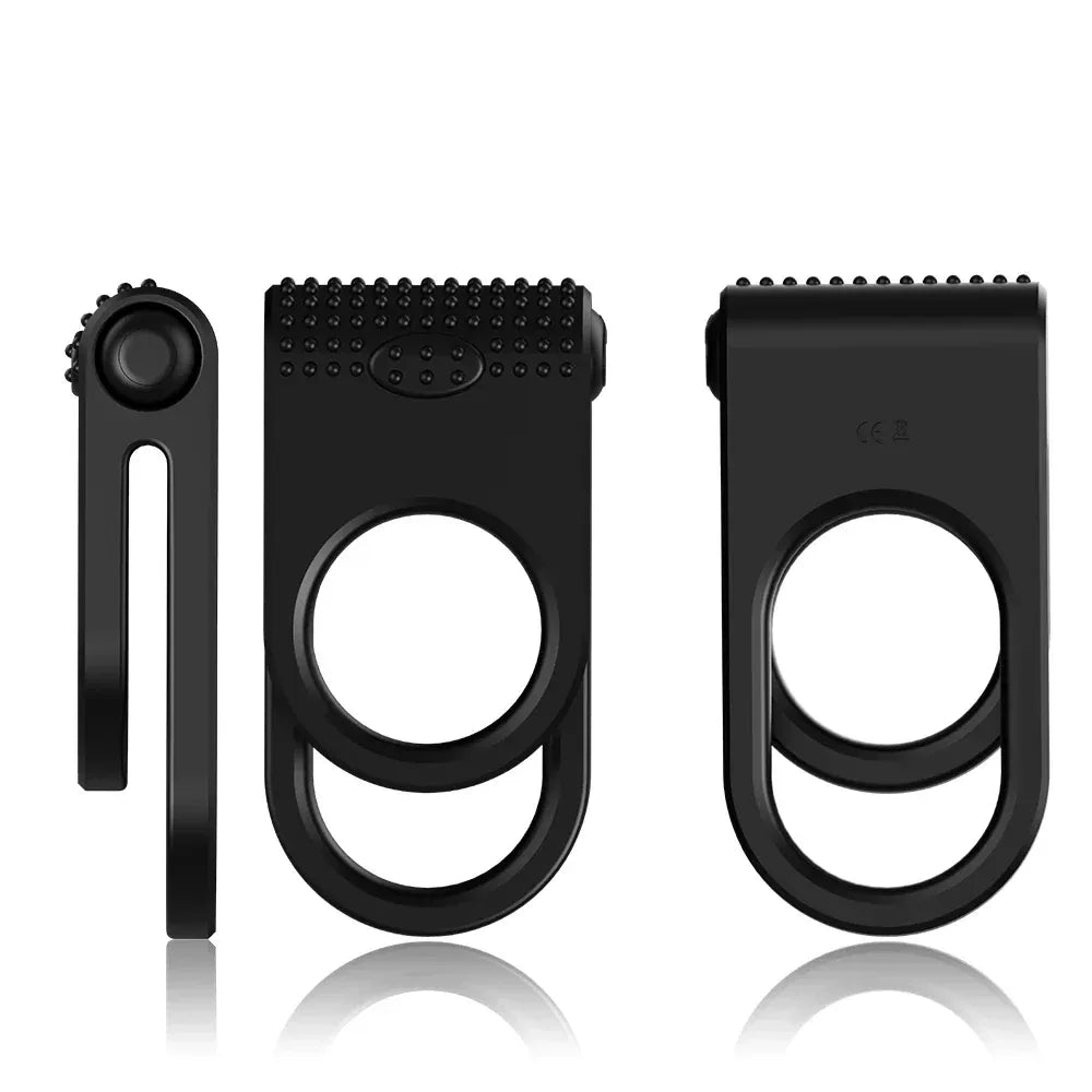 Vibrating Cock Ring For Men Delay Stimulate And Stretch