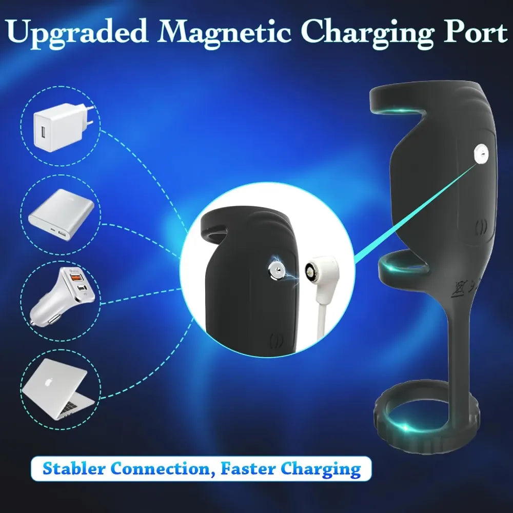 Vibrating Penis Ring For Men Enhance Sex