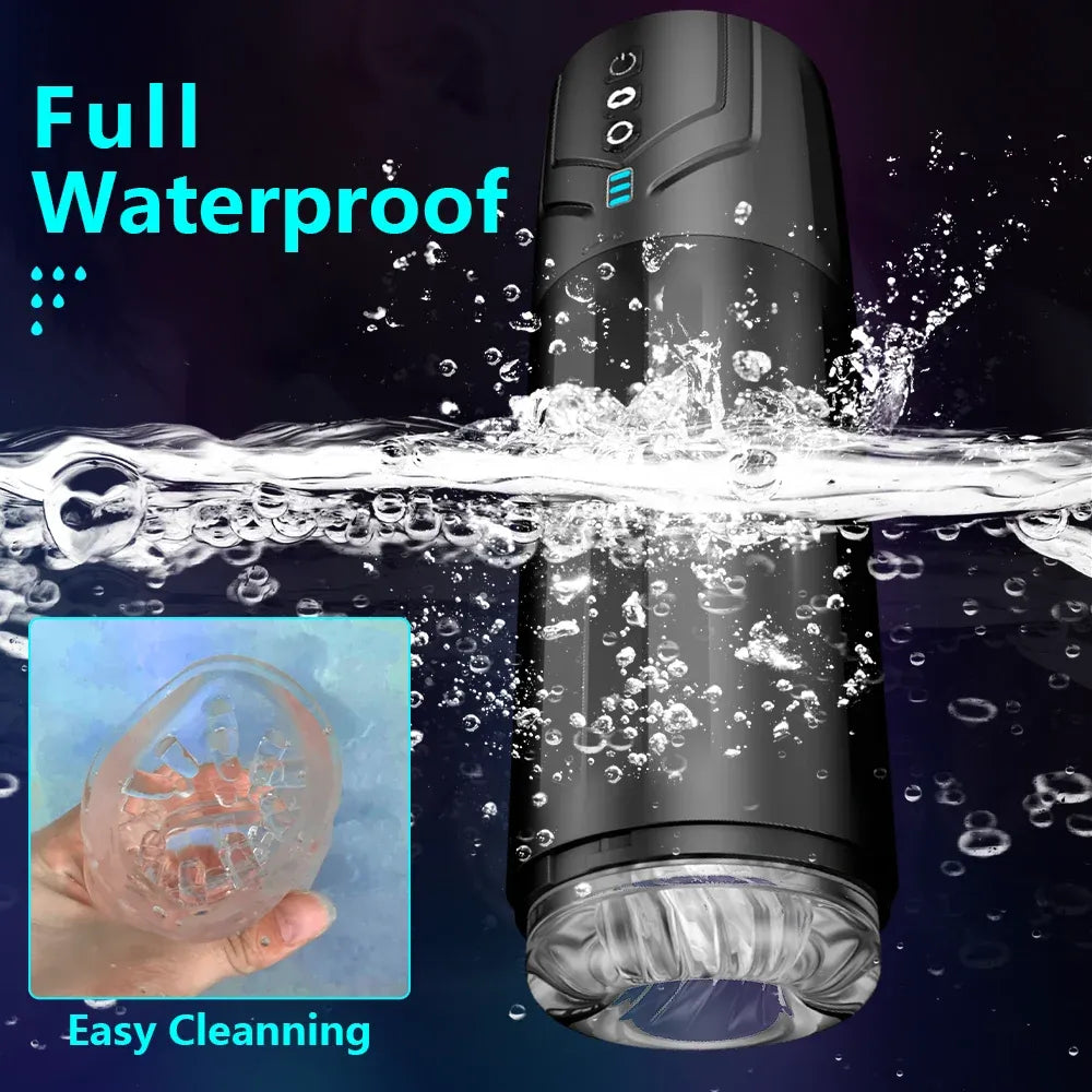Waterproof Male Masturbation Toy Automatic Rotation Sucking