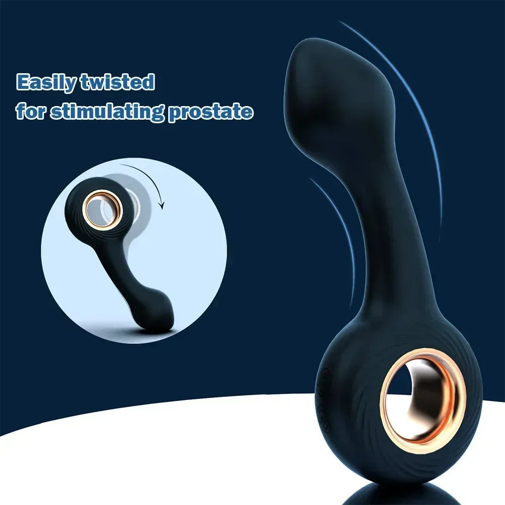 Waterproof Prostate Massager Vibrating Anal Plug For Men
