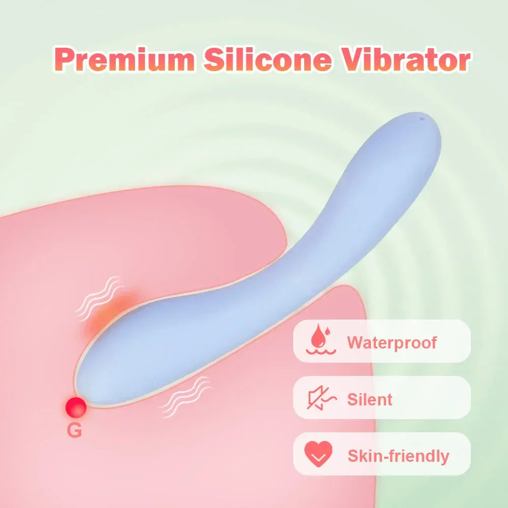 Waterproof Silicone G Spot Vibrator for Women Nipple