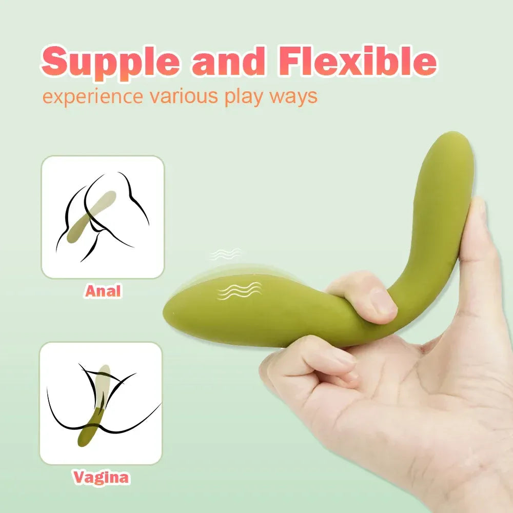 Waterproof Silicone G Spot Vibrator for Women Nipple