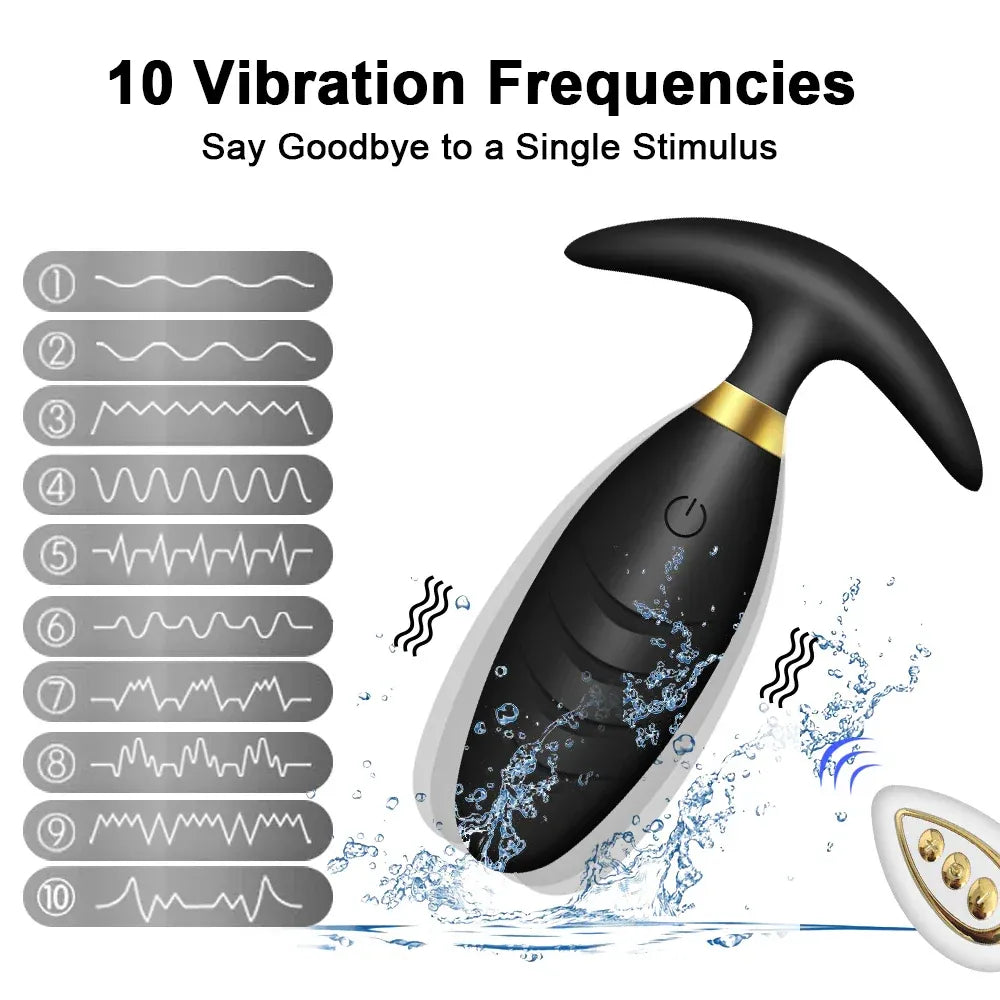 Wireless Anal Plug for Couples - Removable Stimulator