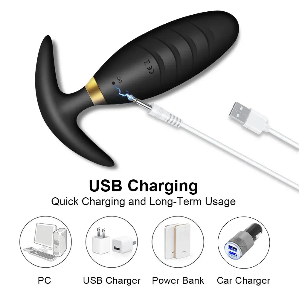 Wireless Anal Plug for Couples - Removable Stimulator