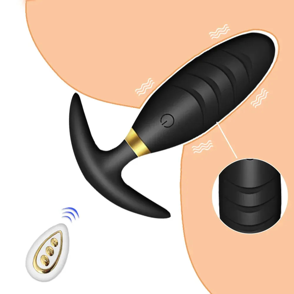 Wireless Anal Plug for Couples - Removable Stimulator